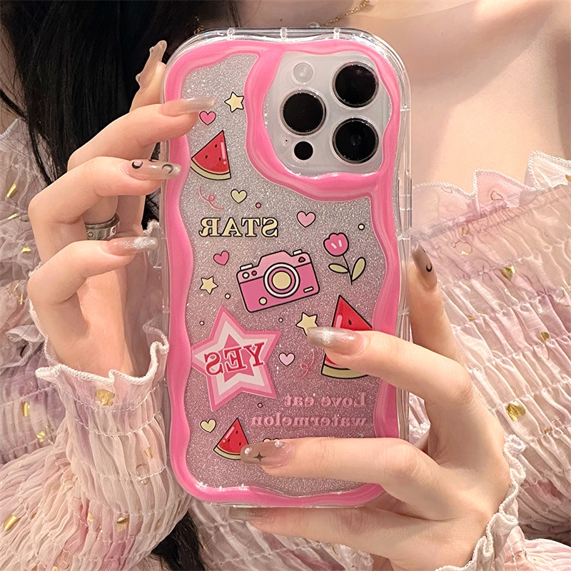 เคสโทรศัพท์มือถือ-ลายแตงโม-สีครีม-สําหรับ-iphone-15-14promax-13-12-11-xr-xs-x-xsmax-7-8plus-dinuo