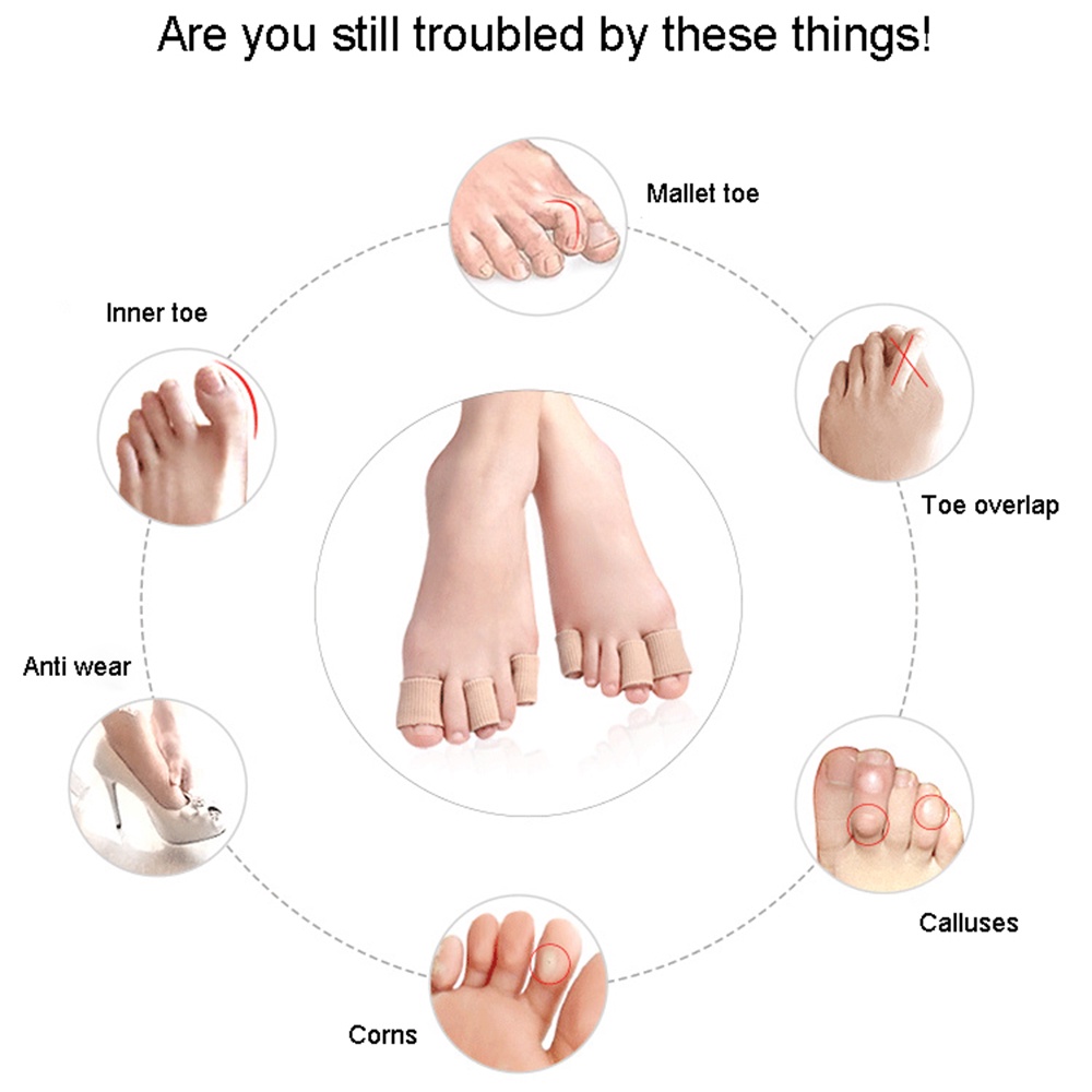 แผ่นปิดป้องกันนิ้วเท้าและนิ้วไฟเบอร์เจล-แผ่นปิดข้าวโพด-ป้องกันการเสียดสีและบรรเทาอาการปวด-แผ่นปิดนิ้วเท้าทับซ้อน-รังไหมดูแลเท้า-ame1-ame1