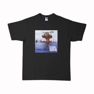 ร้อน a [100% Cotton]Kaos Band GORILLAZ - PLASTIC BEACH Vintagee กระเป๋าสะพายข้าง Kaos Distro Kaos Polos ขนาดใหญ่ ผู้ชาย