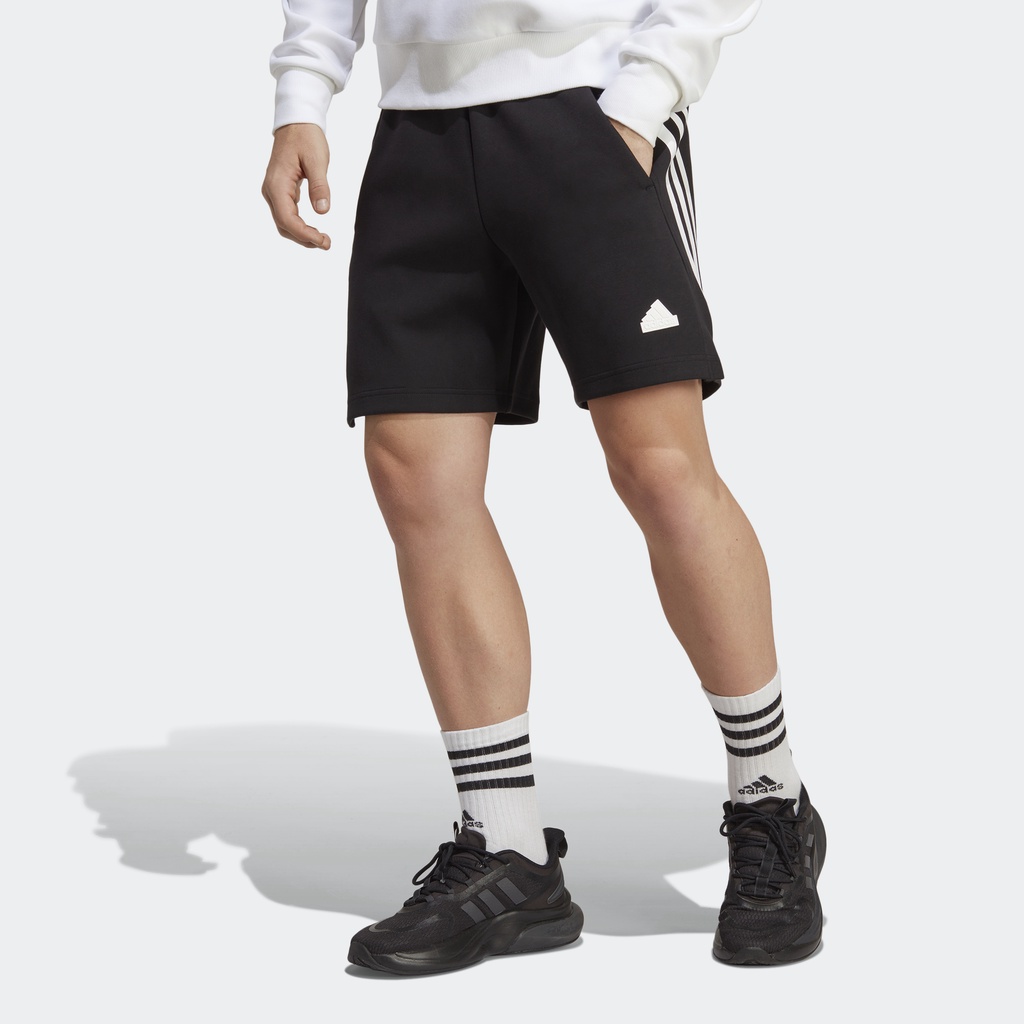 adidas-ไลฟ์สไตล์-กางเกงขาสั้น-future-icons-3-stripes-ผู้ชาย-สีดำ-ic3752
