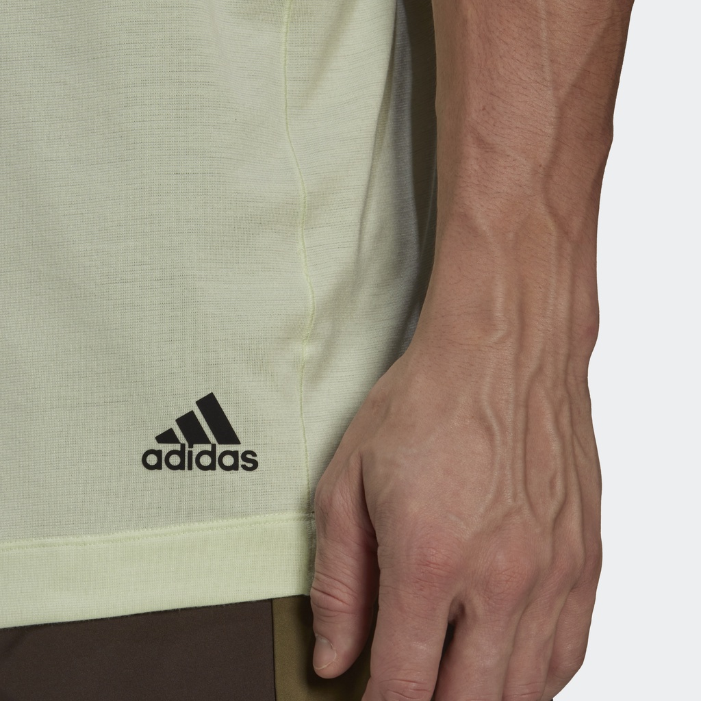 adidas-เทรนนิง-เสื้อกล้ามเทรนนิงโยคะ-ผู้ชาย-สีเขียว-hc4437