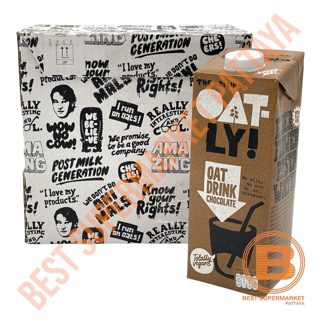 ยกลัง-6-กล่อง-โอ๊ตลี่-นมข้าวโอ๊ต-1-ลิตร-6-cartons-oatly-oat-drink-1-l