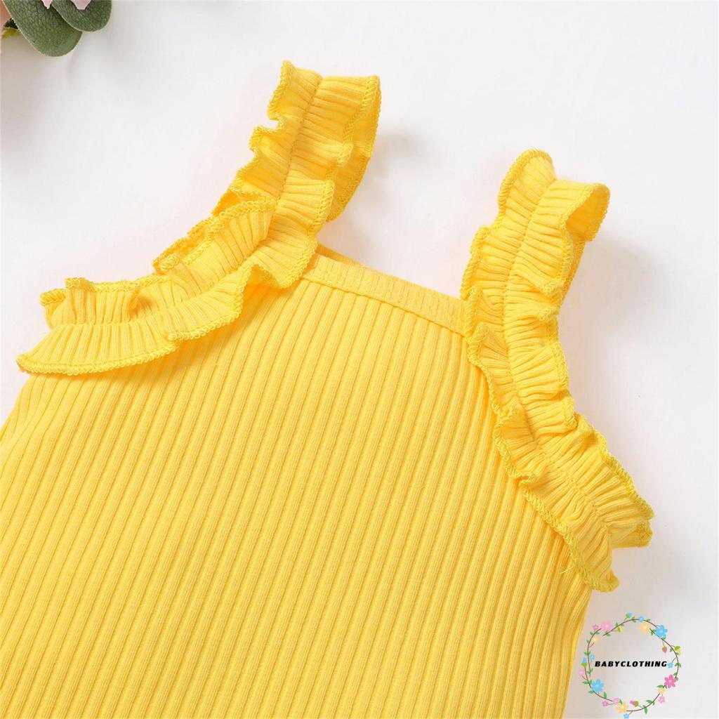 babyclothes-ชุดรอมเปอร์-เสื้อท็อป-กางเกงยีนส์-กางเกงขาสั้น-ลายดอกไม้-สไตล์สตรีท-สําหรับเด็กผู้หญิง