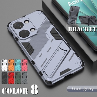 เคสโทรศัพท์มือถือ PC แข็ง ขอบนิ่ม กันกระแทก ปิดด้านหลัง ตั้งได้ สําหรับ OnePlus Nord 3 Ace 2V Ace2V Nord3 1+Nord CPH2491 5G 2023