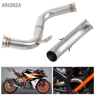 ARIONZA 2 pcs Catalytic Converter ลบ Decat ท่อไอเสีย Mid Link ท่อสำหรับ 125 250 390 RC390 2017+