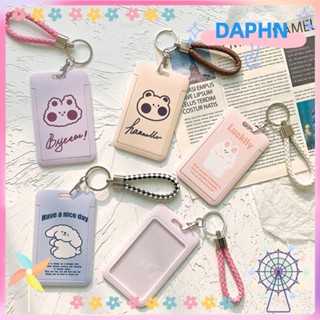 Daphs กระเป๋าใส่บัตรเครดิต พลาสติก น่ารัก อุปกรณ์นักเรียน ผู้หญิง ผู้ชาย