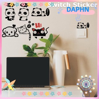 Daphs สติกเกอร์ติดผนัง รูปลอก จิตรกรรมฝาผนัง โน๊ตบุ๊ค ห้องนอน ห้องนั่งเล่น ถอดออกได้