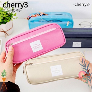 Cherry3 กระเป๋าใส่ปากกา เครื่องเขียน กันน้ํา แบบพกพา อเนกประสงค์