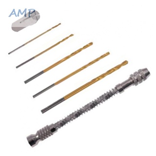⚡NEW 8⚡Hand Drill Drill Bit 6pcs Drilling Hand Tool Driller With Machine Yellow