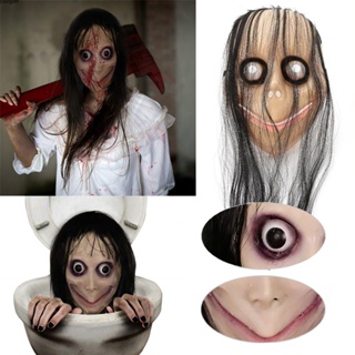 【พร้อมส่ง】 New Halloween Y190 Halloween Scary Zombie Face Mask Latex Cosplay Costume Festival Ghost Adult Challenge Scary Games Party