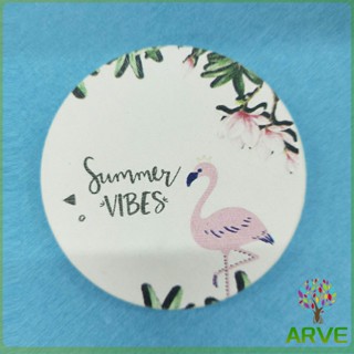 ARVE แผ่นหินรองแก้ว ที่รองแก้วซับน้ำ พร้อมกล่องสวยงาม Absorbent coaster