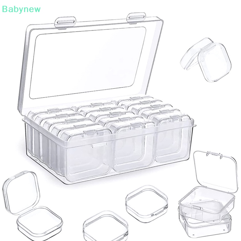 lt-babynew-gt-กล่องพลาสติกใส-ขนาดเล็ก-สําหรับเก็บเครื่องประดับ-แหวน-เครื่องสําอาง
