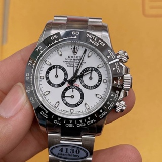 นาฬิกา rolex daytona swiss 1:1 โรงงาน Clean factory เครื่อง 4130 เหมือนแท้ที่สุดครับ ใส่สลับแท้ได้เลย