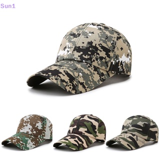 Sun1&gt; หมวกแก็ป ผ้าตาข่าย ปรับได้ สไตล์ทหาร สําหรับตกปลา