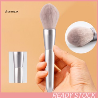 Cx แปรงแต่งหน้ามืออาชีพ ทําความสะอาดง่าย นุ่มสบาย เป็นมิตรกับสิ่งแวดล้อม สีเงิน หลอดหลวม แปรงแต่งหน้า สําหรับชีวิตประจําวัน