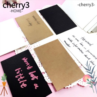 Cherry3 การ์ดอวยพรเปล่า ลายกราฟฟิตี้ สไตล์คลาสสิก DIY สําหรับงานปาร์ตี้ 20 100 ชิ้น