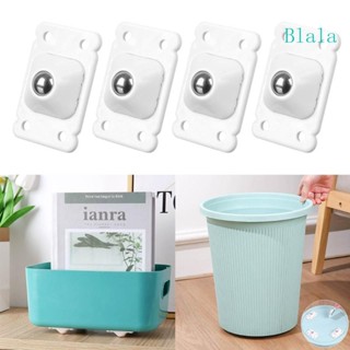 Blala ล้อลูกกลิ้งสเตนเลส มีกาวในตัว สําหรับเฟอร์นิเจอร์ 4 ชิ้น