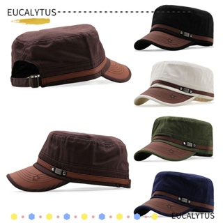 Eutus หมวกทหาร ลําลอง ปรับได้ ระบายอากาศ หมวกคาเด็ต