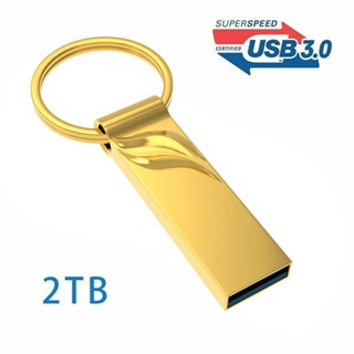 ใหม่ แฟลชไดรฟ์โลหะ 2TB USB 3.0 สําหรับคอมพิวเตอร์ แล็ปท็อป ☆Dysunbey