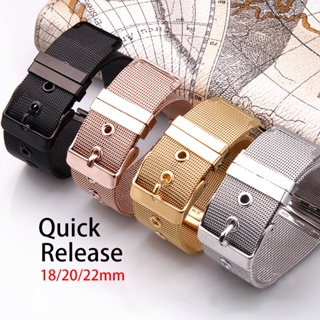 สายนาฬิกาข้อมือ สเตนเลส โลหะ แบบบางพิเศษ 20 มม. 22 มม. สําหรับ Samsung Galaxy Watch 3 41 มม. 45 มม.