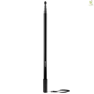 Puluz ไม้เซลฟี่ อลูมิเนียมอัลลอย แบบพกพา 3 เมตร 118 นิ้ว 5 ส่วน พร้อมกล้อง 8.9