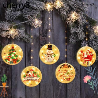Cherry3 ไฟคริสต์มาส LED รูปซานตาคลอส ใช้แบตเตอรี่ รีโมตคอนโทรล