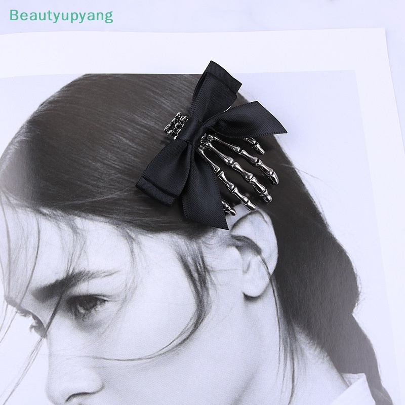 beautyupyang-กิ๊บติดผม-รูปหัวกะโหลก-ผี-กะโหลก-สไตล์พังก์-โกธิค-วินเทจ-เครื่องประดับ-สําหรับผู้หญิง