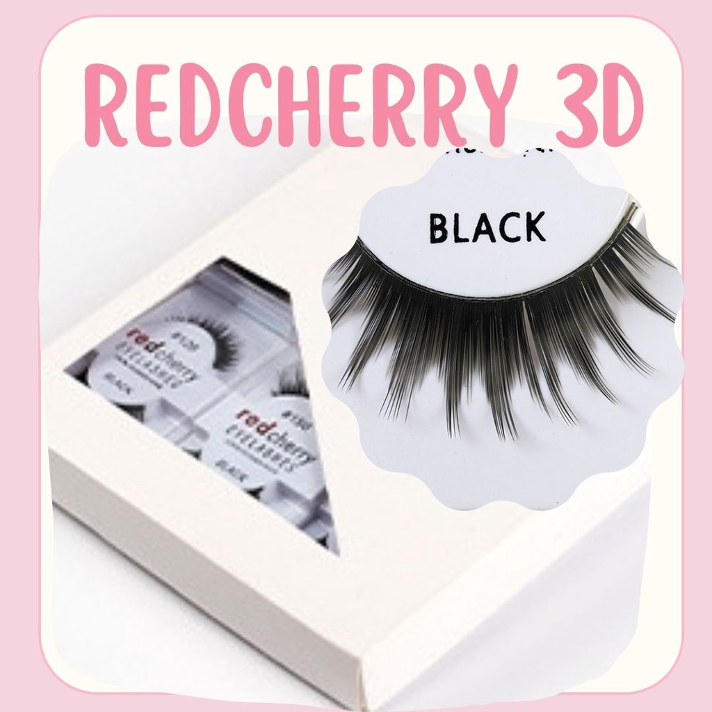 พร้อมส่งจากไทย-redcherry-ขนตา3d-ขนนิ่ม-ขนฟู-ขนสวยธรรมชาติ-ติดง่ายสบายตา