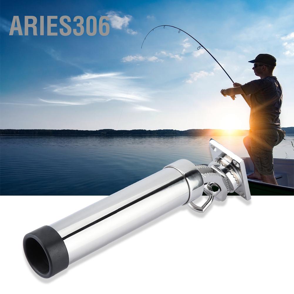 aries306-สแตนเลส-360-องศาการหมุนเรือเดินทะเลเรือประมงที่วางคันเบ็ดชั้นวางอุปกรณ์สนับสนุน