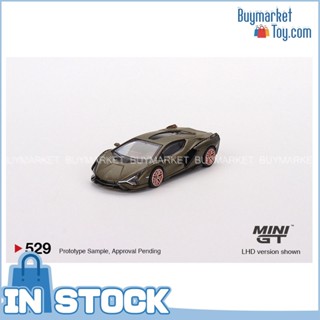 [ของแท้] Mini GT 1:64 #529 Lamborghini Sián FKP 37 การนำเสนอรถรุ่น LHD