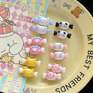 Daydayto กิ๊บติดผม ลายการ์ตูน Sanrio Cinnamon Dog My Melody Pompom Purins Hello Kitty ขนาดเล็ก สําหรับเด็ก 1 ชิ้น 6 ชิ้น