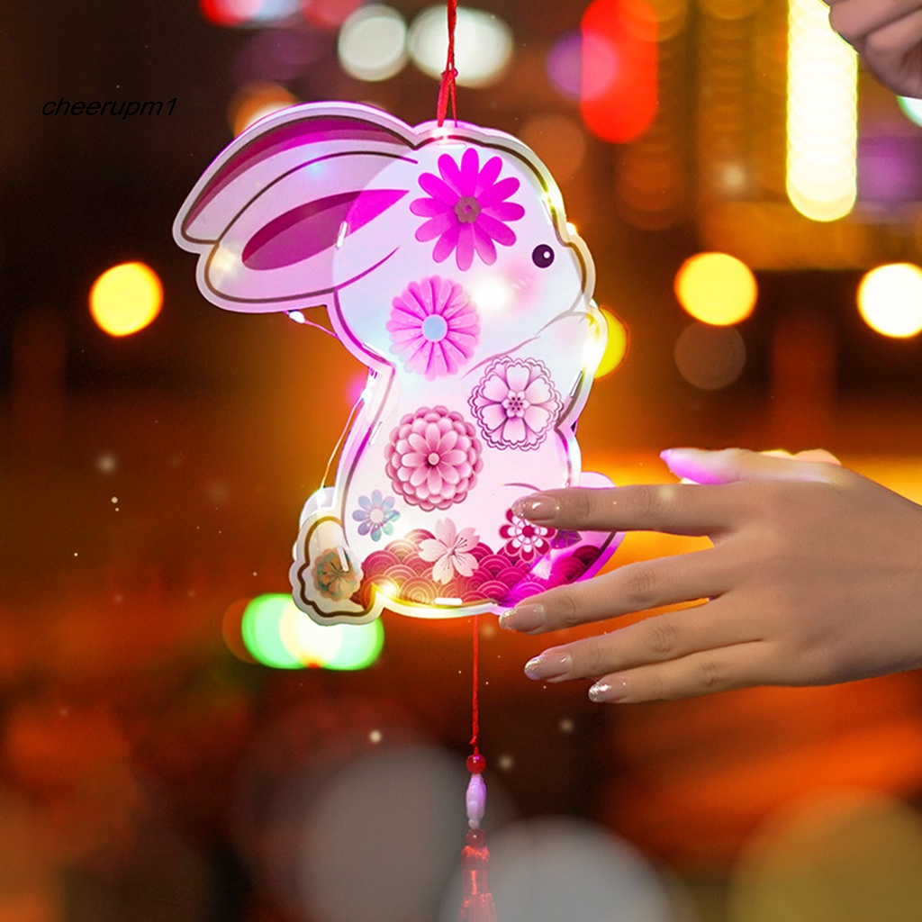 cheersp-โคมไฟกระต่าย-led-pvc-รูปพู่-ไม่ซีดจาง-สร้างสรรค์-สําหรับแขวนตกแต่งบ้าน-เทศกาลปีใหม่จีน-1-ชุด
