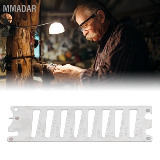 MMADAR Key Decoder Spring Steel High Accuracy Portable Multifunctional 8 in 1 Gauge