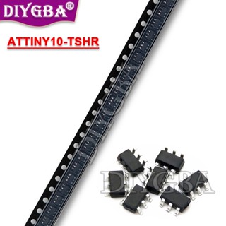 ชิปเซ็ต ATTINY10-TSHR SOT23-6 ATTINY10 T10E SOT SMD 10-TSHR 5 ชิ้น