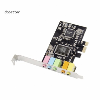 <Dobetter> การ์ดเสียงดิจิทัลภายใน PCI 32-bit Express x1 PCI-E 51ch CMI8738