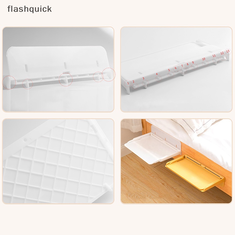 flashquick-ชั้นวางของข้างเตียง-แบบพกพา-ชั้นแขวนหัวเตียง-แบบติดผนัง-พับได้-nice