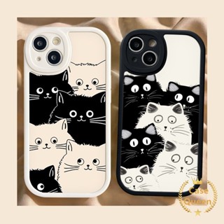 เคสโทรศัพท์มือถือแบบนิ่ม Tpu ลายการ์ตูนแมวตลกน่ารัก สําหรับ Samsung A12 A04 A23 A50 A04s A52s A14 A30s A72 A31 A51 A21s A33 A02s A50s A11 A10s A03 A22 A53 A03s A52 A73 A13 A32 A20s A20 A71