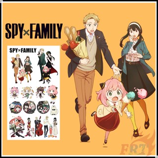 ❣️สติกเกอร์รอยสักชั่วคราว ลายการ์ตูนอนิเมะ SPY×FAMILY Series 02 ขนาดเล็ก มี 1 แผ่น❣️ รอยสัก กันน้ํา เซ็กซี่ สําหรับแขน ไหปลาร้า ร่างกาย มือ เท้า