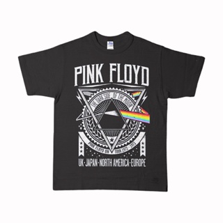 QZ[S-5XL]เสื้อยืด พิมพ์ลายเพลง PINK FLOYD DARKSIDE OF THE MOON TOUR BAND METAL สําหรับผู้ชาย