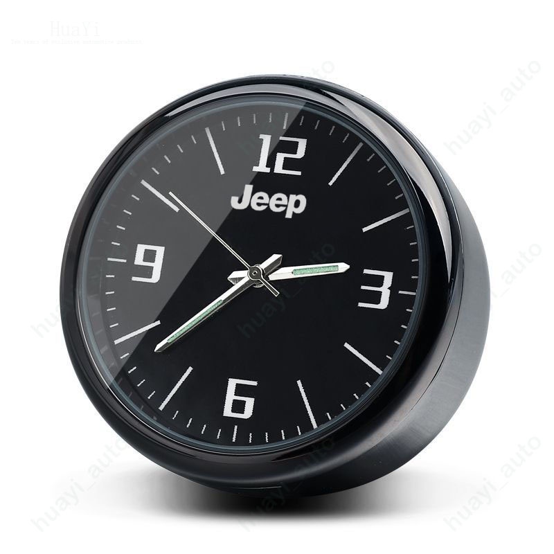 jeep-นาฬิกาควอตซ์เรืองแสง-ขนาดเล็ก-สําหรับช่องแอร์รถยนต์