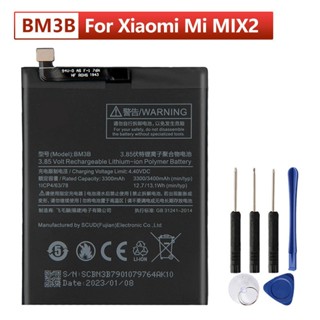 BM3B เปลี่ยนแบตเตอรี่สำหรับ Xiaomi MIX2 MIX 2 MIX 2 BM3B โทรศัพท์แบตเตอรี่3400MAh