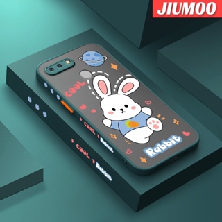 เคสโทรศัพท์มือถือซิลิโคนใส ขอบสี่เหลี่ยม กันกระแทก ลายการ์ตูนกระต่าย สําหรับ Xiaomi Mi A2 Lite Redmi 6 6A 6 Pro