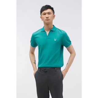ESP เสื้อโปโลลายเฟรนช์ชี่ ผู้ชาย สีเขียวอ่อน | Frenchie Polo Shirt | 3679
