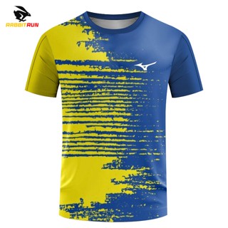 เสื้อยืดแขนสั้น แบบบางพิเศษ ระบายอากาศได้ดี แห้งเร็ว เหมาะกับฤดูร้อน สําหรับผู้ชาย และผู้หญิง ใส่วิ่ง แบดมินตัน 2023