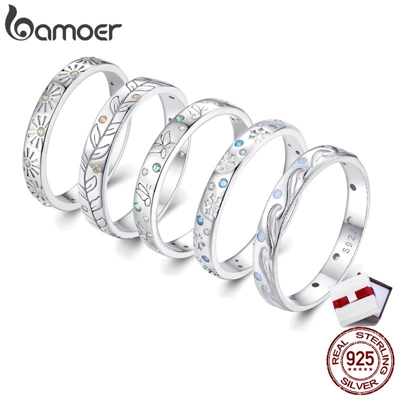 bamoer-แหวนเงินสเตอร์ลิง-925-แฟชั่นฤดูใบไม้ผลิ-และฤดูหนาว-สําหรับผู้หญิง-ของขวัญเครื่องประดับ