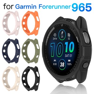 เคสซิลิโคนนิ่ม ป้องกันรอยขีดข่วน อุปกรณ์เสริม สําหรับ Garmin Forerunner 965 265s Forerunner 265 965