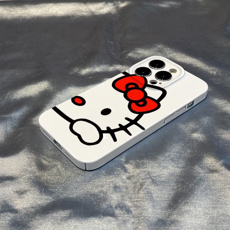 เคสโทรศัพท์มือถือ-ลายเฮลโลคิตตี-เรียบง่าย-สําหรับ-iphone-13-xsmax-xr-1211-14pro-yzm5