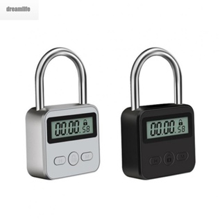 【DREAMLIFE】Metal Timer Lock LCD Display Multi Function-Electronic Time 99 Hours Max Timing