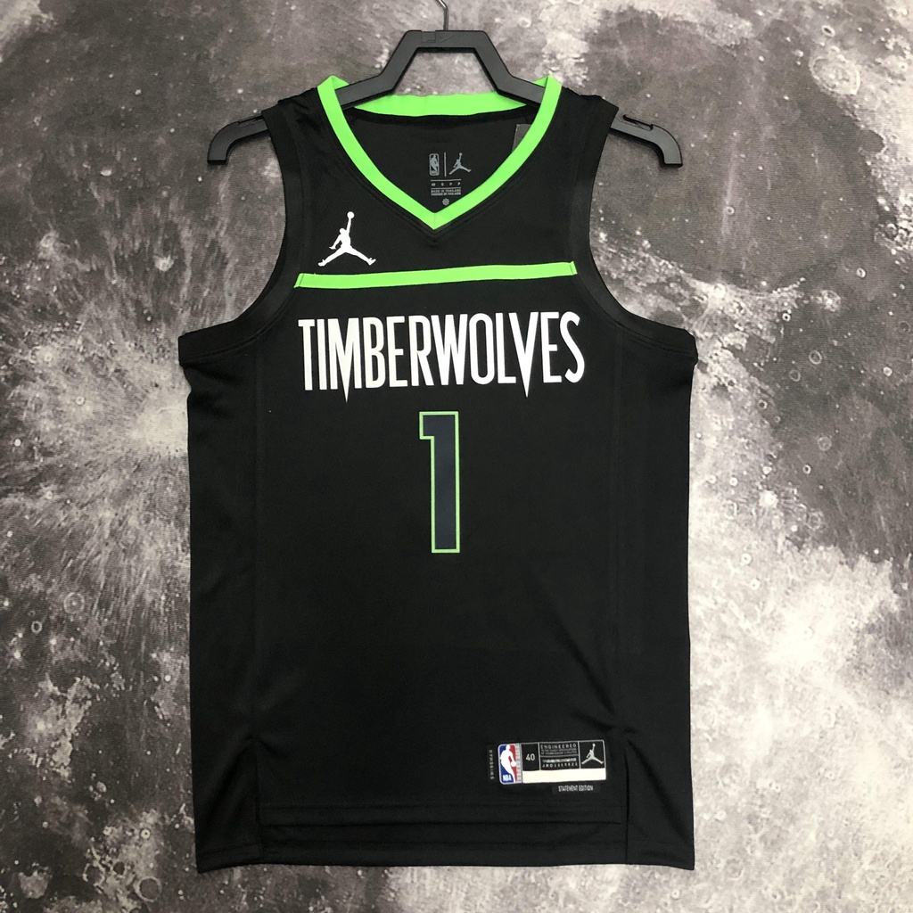 เสื้อกีฬาบาสเก็ตบอล-แขนกุด-ลายทีม-edwards-no-1-minnesota-timberwolves-22-23-season-สําหรับผู้ชาย