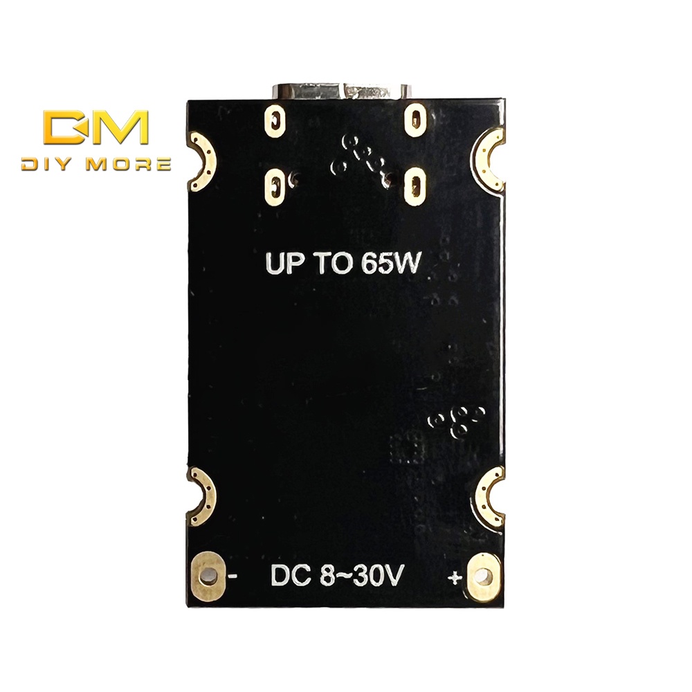 diymore-65w-8-30v-dc-เป็น-usb-type-c-pd-3-1-qc3-ชาร์จเร็ว-สเต็ปดาวน์-โมดูลพลังงาน-โทรศัพท์มือถือ-อะแดปเตอร์ชาร์จเร็ว